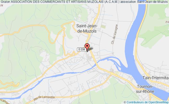 plan association Association Des Commercants Et Artisans Muzolais (a.c.a.m.) Saint-Jean-de-Muzols