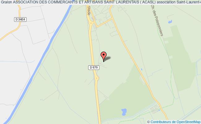 plan association Association Des Commercants Et Artisans Saint Laurentais ( Acasl) Saint-Laurent-d'Aigouze