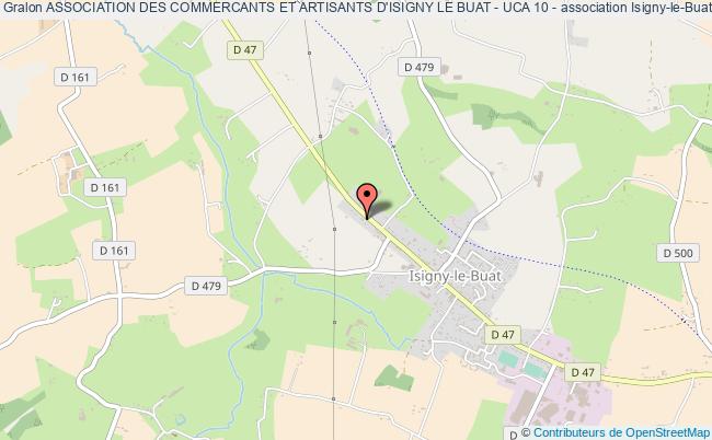 plan association Association Des Commercants Et Artisants D'isigny Le Buat - Uca 10 - Isigny-le-Buat