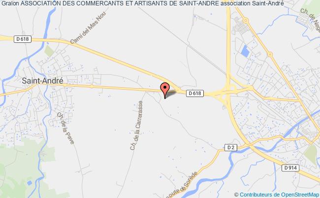 plan association Association Des Commercants Et Artisants De Saint-andre Saint-André