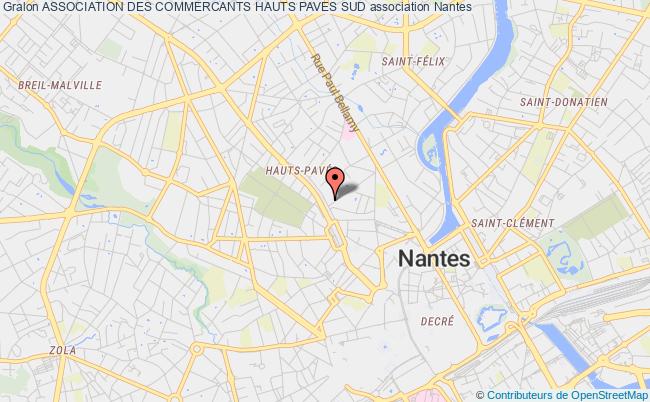 plan association Association Des Commercants Hauts Paves Sud Nantes