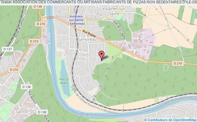 plan association Association Des Commercants Ou Artisans Fabricants De Pizzas Non Sedentaires D'ile-de-france (a.c.a.f.p.n.s. D'ile De France) Samoreau