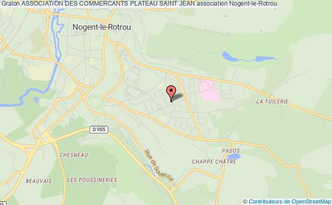 plan association Association Des Commercants Plateau Saint Jean Nogent-le-Rotrou