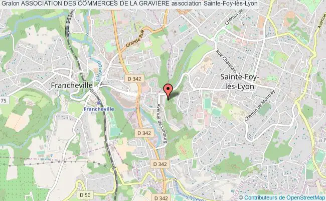 plan association Association Des Commerces De La GraviÈre Sainte-Foy-lès-Lyon