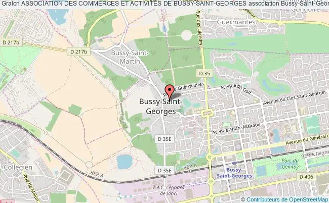 plan association Association Des Commerces Et Activites De Bussy-saint-georges Bussy-Saint-Georges