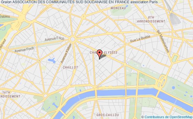 plan association Association Des CommunautÉs Sud Soudanaise En France Paris