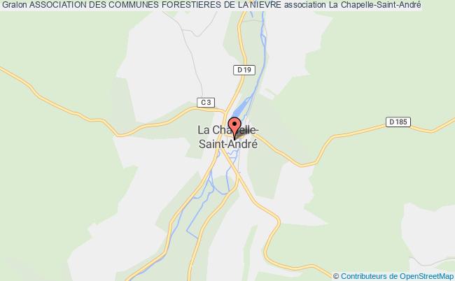 plan association Association Des Communes Forestieres De La Nievre La Chapelle-Saint-André