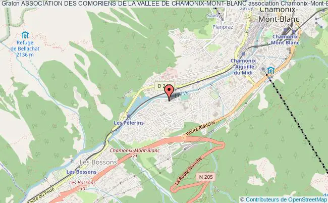 plan association Association Des Comoriens De La Vallee De Chamonix-mont-blanc Chamonix-Mont-Blanc