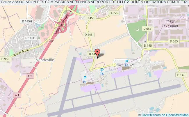 plan association Association Des Compagnies Aeriennes Aeroport De Lille Airlines Operators Comitee (aoc Lille) Lesquin