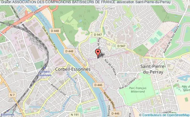 plan association Association Des Compagnons Batisseurs De France Saint-Pierre-du-Perray