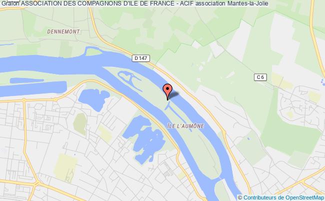 plan association Association Des Compagnons D'ile De France - Acif Mantes-la-Jolie