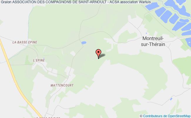 plan association Association Des Compagnons De Saint-arnoult - Acsa Warluis
