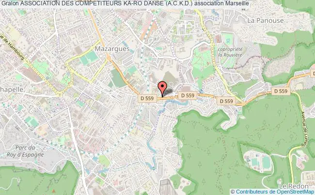 plan association Association Des Competiteurs Ka-ro Danse (a.c.k.d.) Marseille