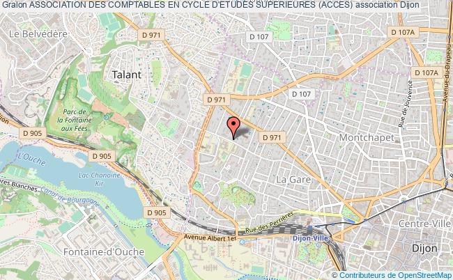 plan association Association Des Comptables En Cycle D'etudes Superieures (acces) Dijon