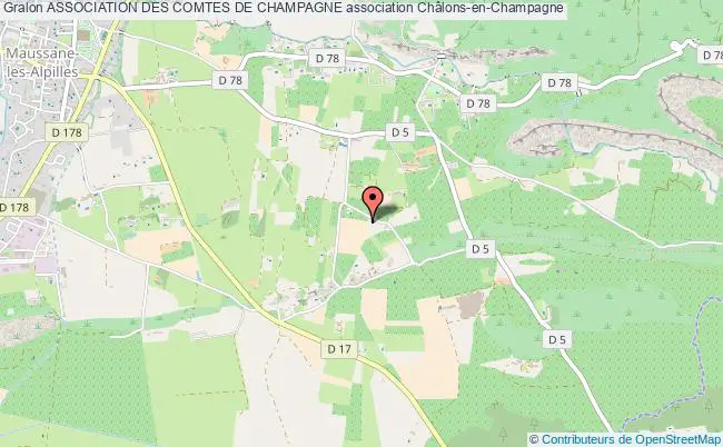 plan association Association Des Comtes De Champagne Châlons-en-Champagne
