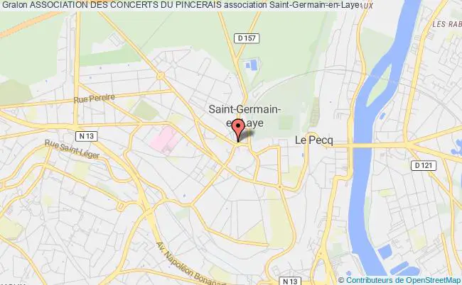 plan association Association Des Concerts Du Pincerais Saint-Germain-en-Laye
