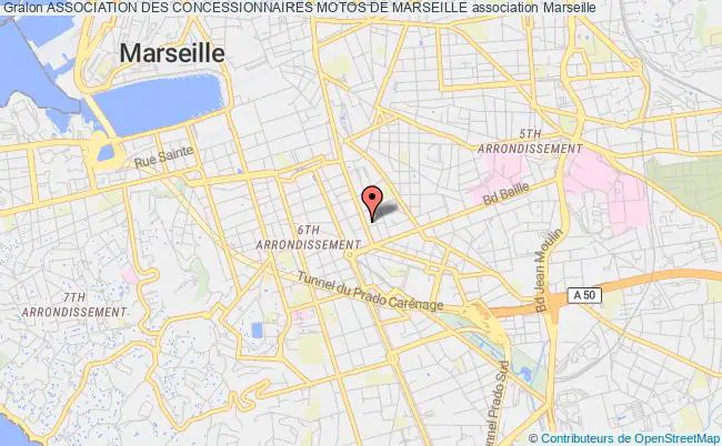 plan association Association Des Concessionnaires Motos De Marseille Marseille 6