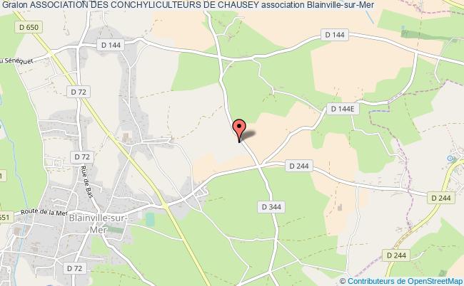 plan association Association Des Conchyliculteurs De Chausey Blainville-sur-Mer