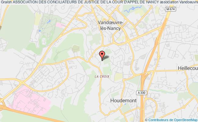 ASSOCIATION DES CONCILIATEURS DE JUSTICE DE LA COUR D'APPEL DE NANCY