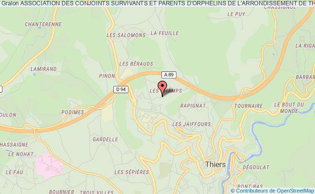 ASSOCIATION DES CONJOINTS SURVIVANTS ET PARENTS D'ORPHELINS DE L'ARRONDISSEMENT DE THIERS -FAVEC