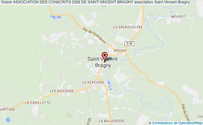 plan association Association Des Conscrits 2026 De Saint-vincent-bragny Saint-Vincent-Bragny