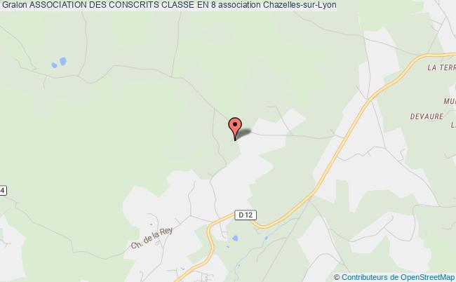 plan association Association Des Conscrits Classe En 8 Chazelles-sur-Lyon