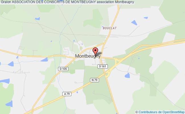 plan association Association Des Conscrits De Montbeugny Montbeugny
