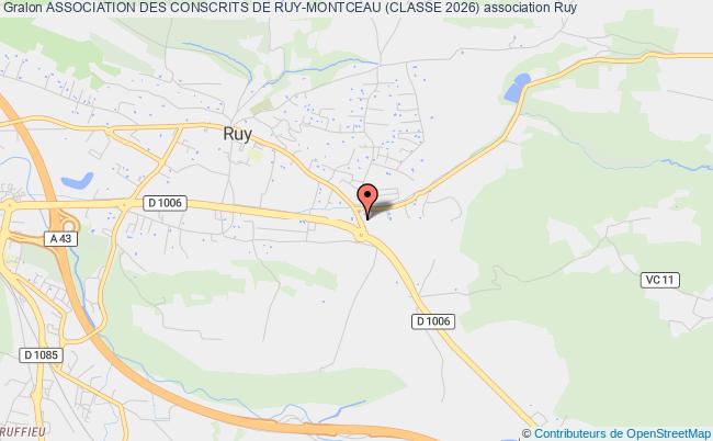 ASSOCIATION DES CONSCRITS DE RUY-MONTCEAU (CLASSE 2026)