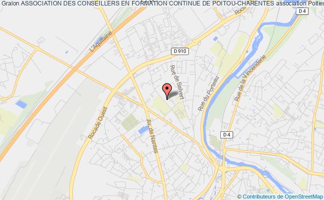 plan association Association Des Conseillers En Formation Continue De Poitou-charentes Poitiers