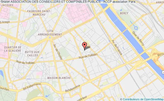 plan association Association Des Conseillers Et Comptables Publics - Accp Paris