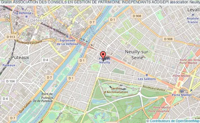 plan association Association Des Conseils En Gestion De Patrimoine Independants Acogepi Neuilly-sur-Seine