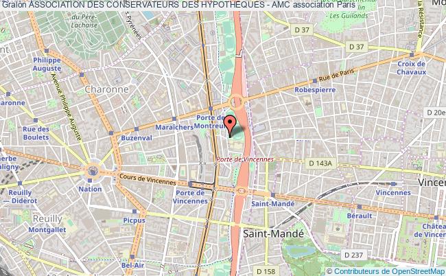 plan association Association Des Conservateurs Des Hypotheques - Amc Paris