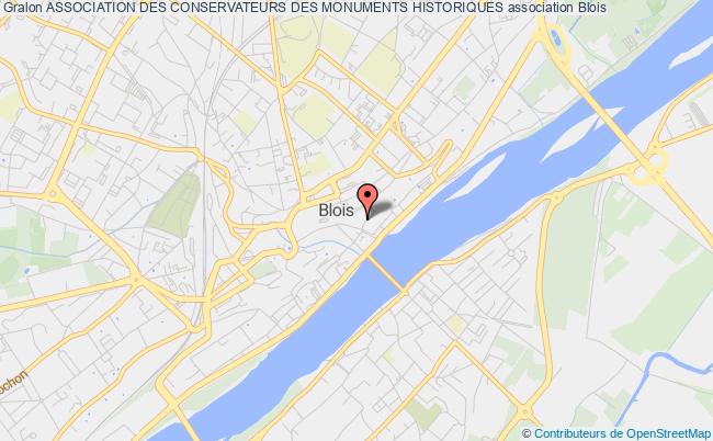 plan association Association Des Conservateurs Des Monuments Historiques Blois