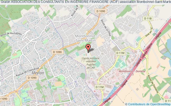 plan association Association Des Consultants En Ingenierie Financiere (acif) Montbonnot-Saint-Martin