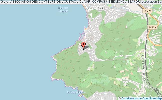 plan association Association Des Conteurs De L'oustaou Du Var, Compagnie Edmond Assandri Saint-Cyr-sur-Mer