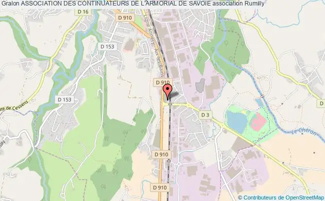 plan association Association Des Continuateurs De L'armorial De Savoie Rumilly