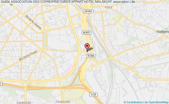 plan association Association Des CopropriÉtaires Appart'hotel Malakoff Lille
