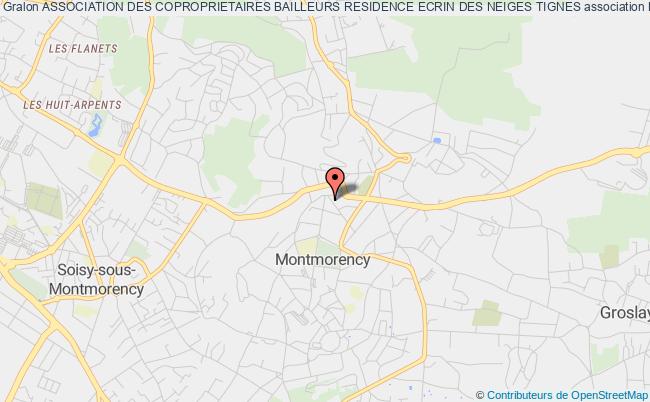 plan association Association Des Coproprietaires Bailleurs Residence Ecrin Des Neiges Tignes Montmorency