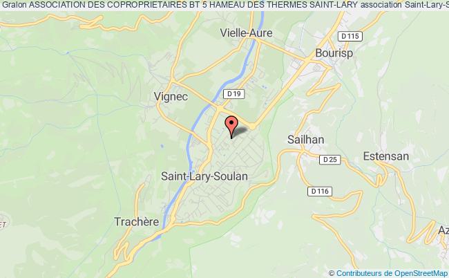 plan association Association Des Coproprietaires Bt 5 Hameau Des Thermes Saint-lary Saint-Lary-Soulan