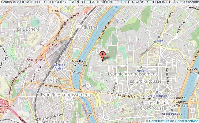 plan association Association Des Coproprietaires De La Residence "les Terrasses Du Mont Blanc" Lyon