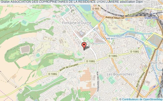 plan association Association Des Coproprietaires De La Residence Lyon Lumiere Dijon