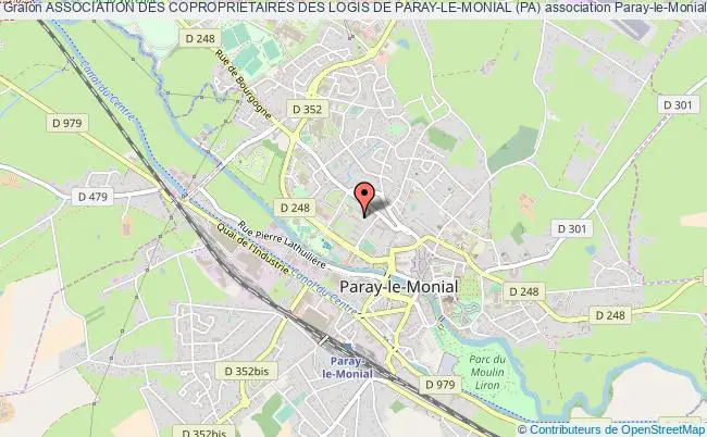 plan association Association Des Coproprietaires Des Logis De Paray-le-monial (pa) Paray-le-Monial