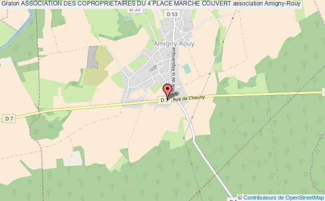 plan association Association Des Coproprietaires Du 4 Place Marche Couvert Amigny-Rouy