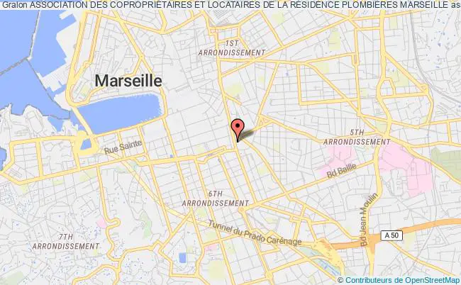 plan association Association Des CopropriÉtaires Et Locataires De La RÉsidence PlombiÈres Marseille Marseille 6