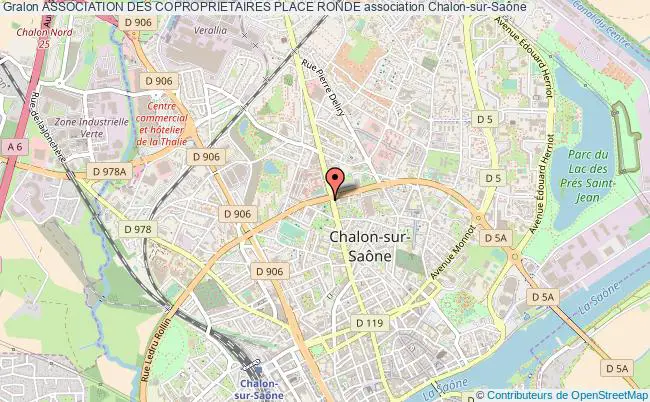 plan association Association Des Coproprietaires Place Ronde Chalon-sur-Saône