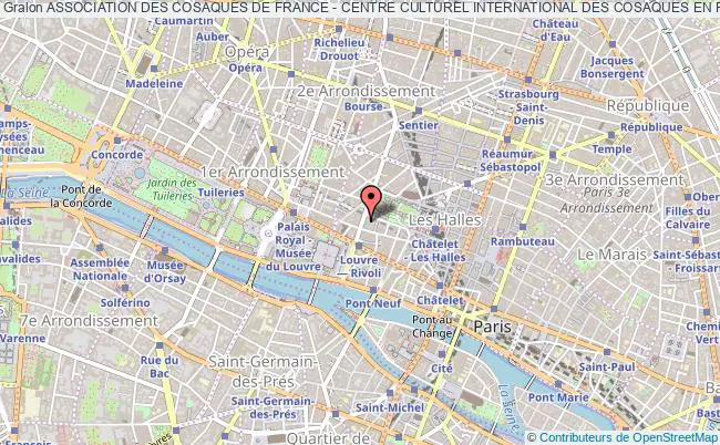 plan association Association Des Cosaques De France - Centre Culturel International Des Cosaques En France - Union Des Cosaques D'europe PARIS