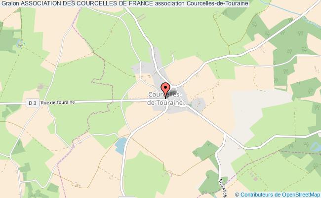 plan association Association Des Courcelles De France Courcelles-de-Touraine