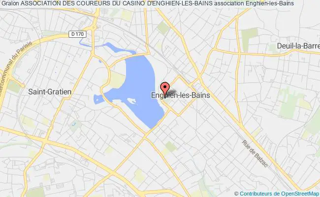 plan association Association Des Coureurs Du Casino D'enghien-les-bains Enghien-les-Bains