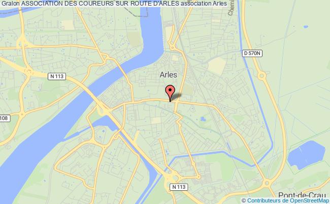 plan association Association Des Coureurs Sur Route D'arles Arles