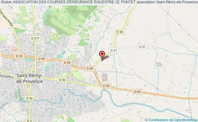 plan association Association Des Courses D'endurance Équestre Le Pontet Saint-Rémy-de-Provence